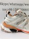 PK GOD EXCLUSIVE BALENCIA PARIS TRACK SNEAKERS WHITE ORANGE BEST VERSION READY TO SHIP