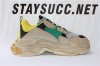 GOD BALENCIAGA TRIPLE S TRAINER YELLOW YELLOW GREEN