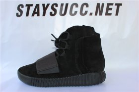 PK GOD YEEZY 750 TRIPLE BLACK REAL SUEDE AND SHAPE (REAL QUALITY)