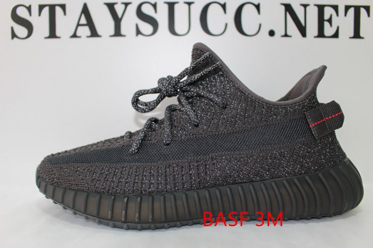 BASF YEEZY 350 V2 BLACK STATIC REFLECTIV - Click Image to Close