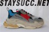 GOD BALENCIAGA TRIPLE S TRAINER YELLOW BLUE RED