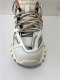 PK GOD EXCLUSIVE BALENCIA PARIS TRACK SNEAKERS WHITE ORANGE BEST VERSION READY TO SHIP