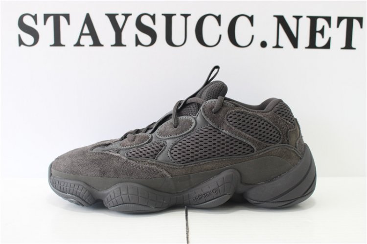 GOD YEEZY 500 SHADOW BLACK RETAIL SAMPLE VERSION READY TO SHIP - Click Image to Close