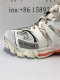 PK GOD EXCLUSIVE BALENCIA PARIS TRACK SNEAKERS WHITE ORANGE BEST VERSION READY TO SHIP